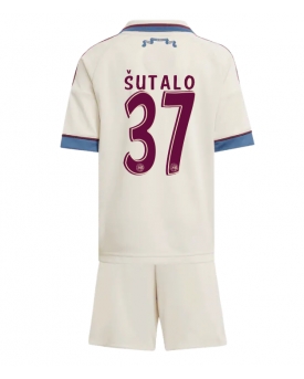 Ajax Josip Sutalo #37 Maglia Gara Terza Repliche 2025-26 Bambino Maniche Corte